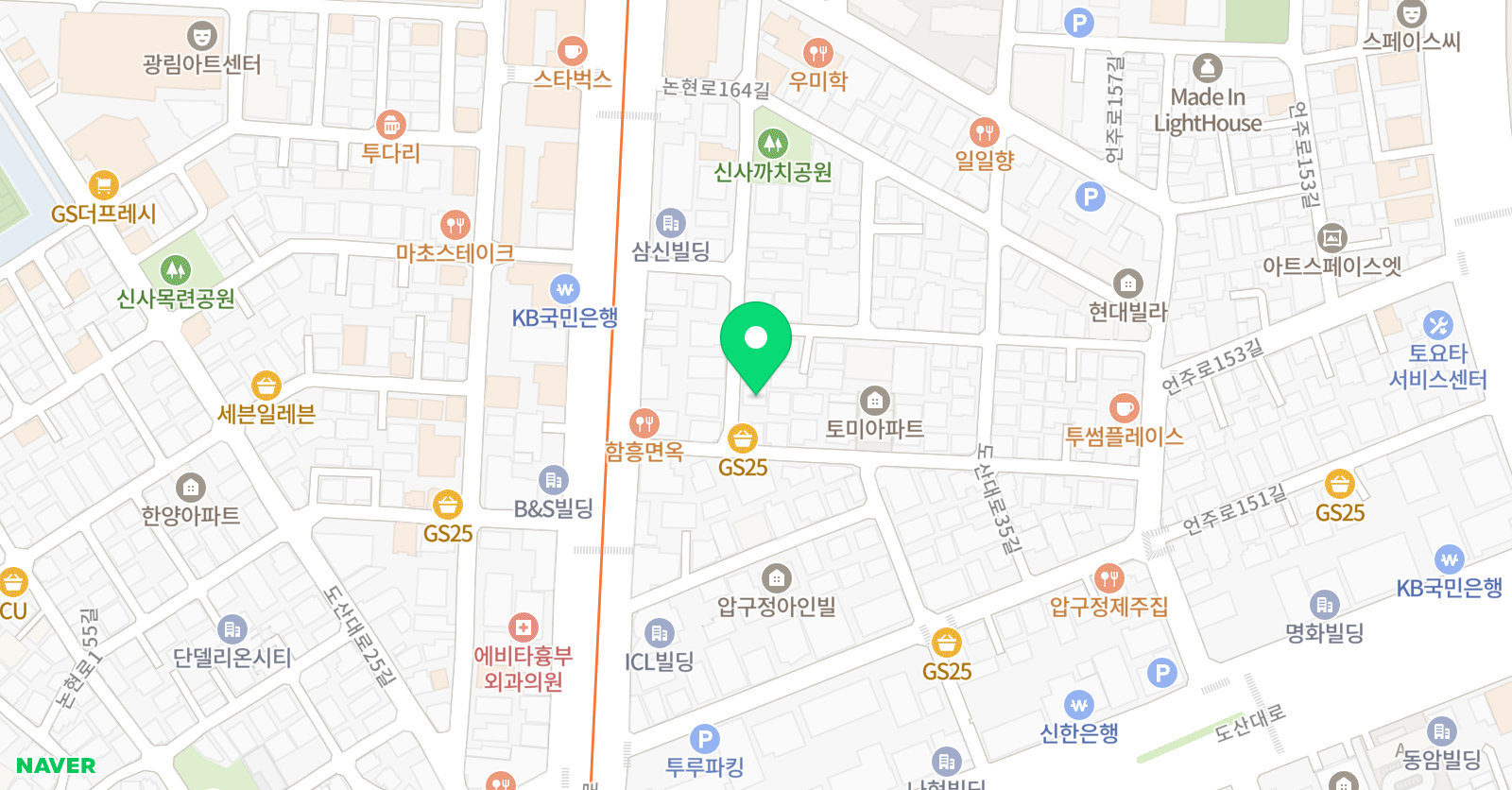 VCA서울 위치