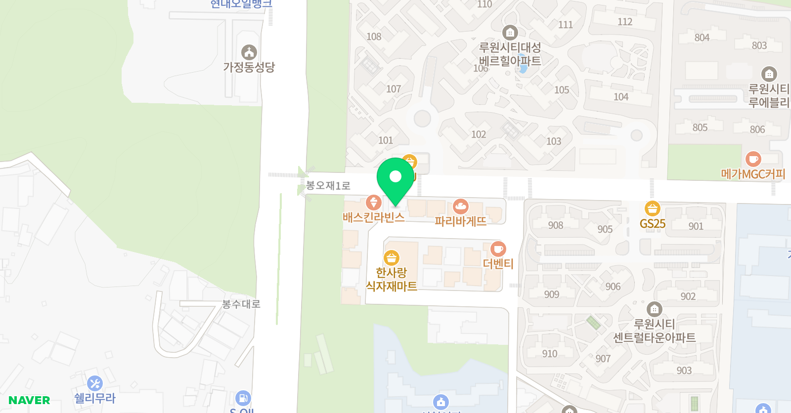 스테디 영어학원 위치