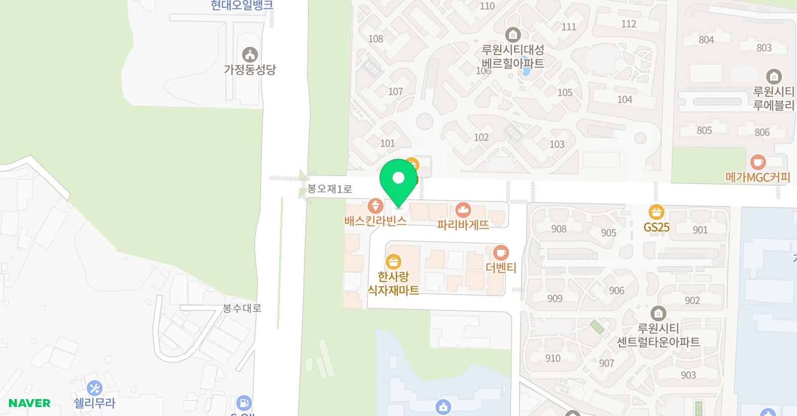 오플러스 수학전문학원 위치