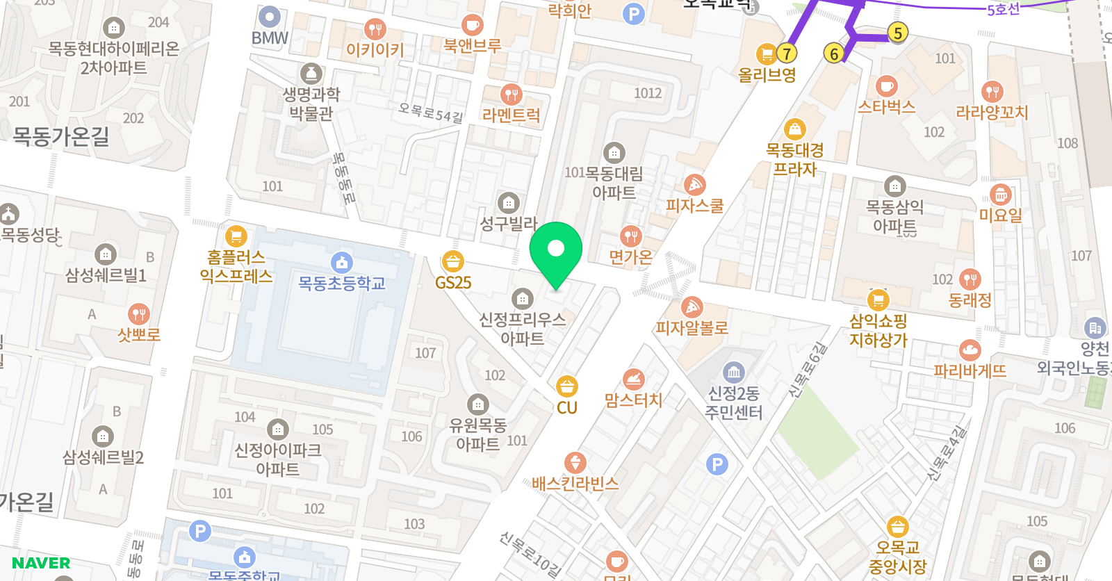 대원 학원 위치