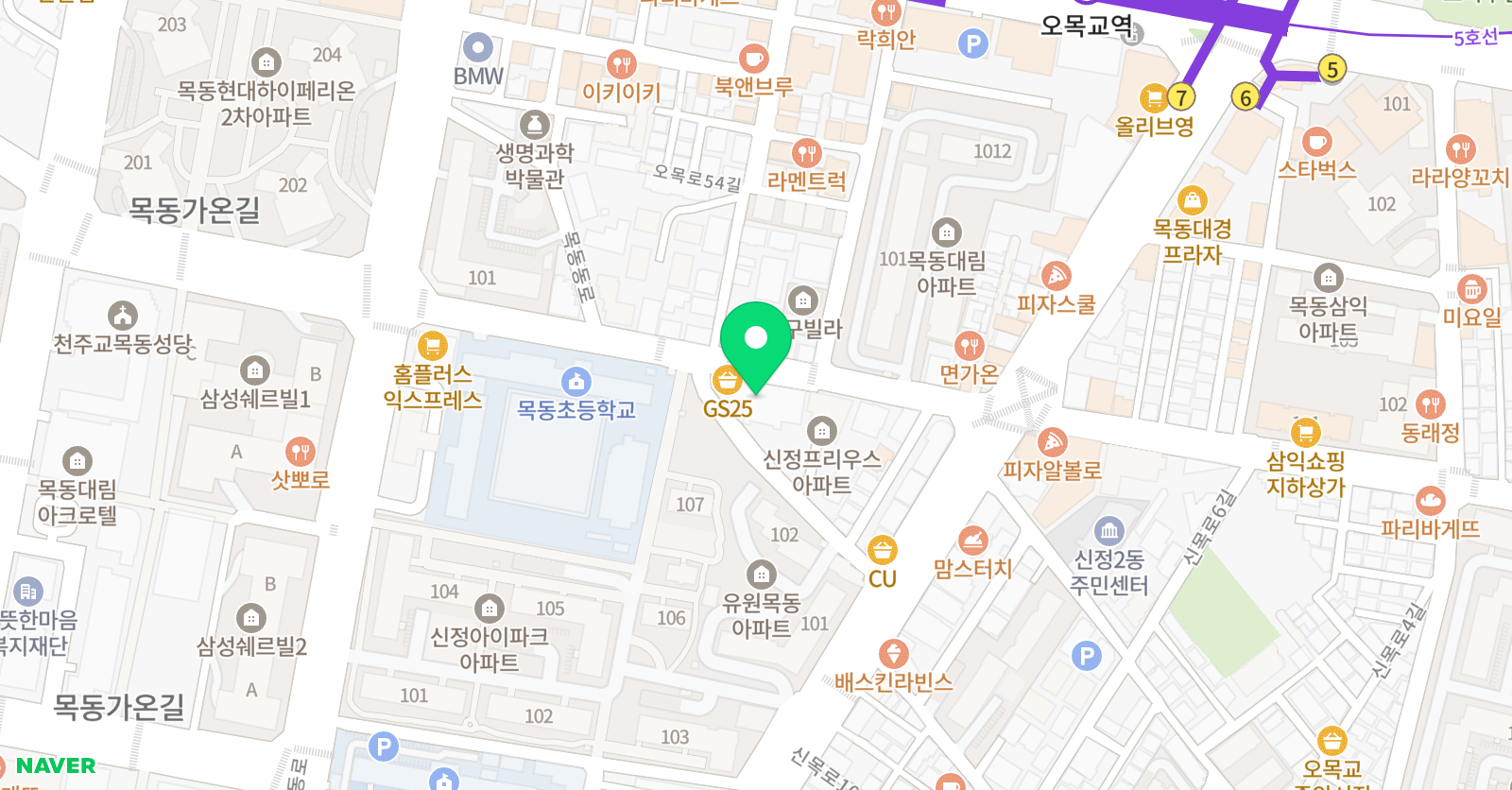 라온 미술학원 위치