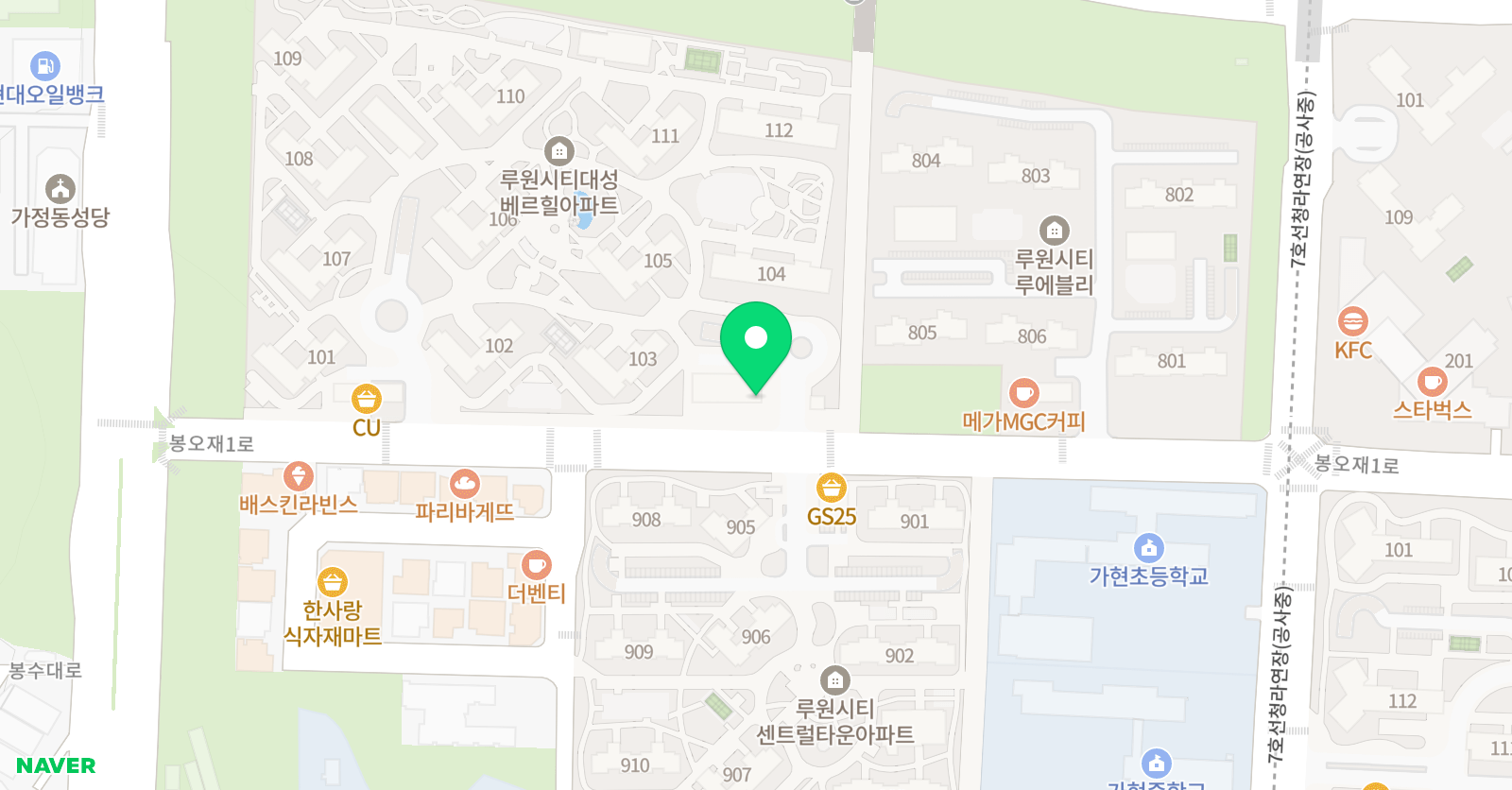 튼튼 영어마스터클럽 인천신현점 위치