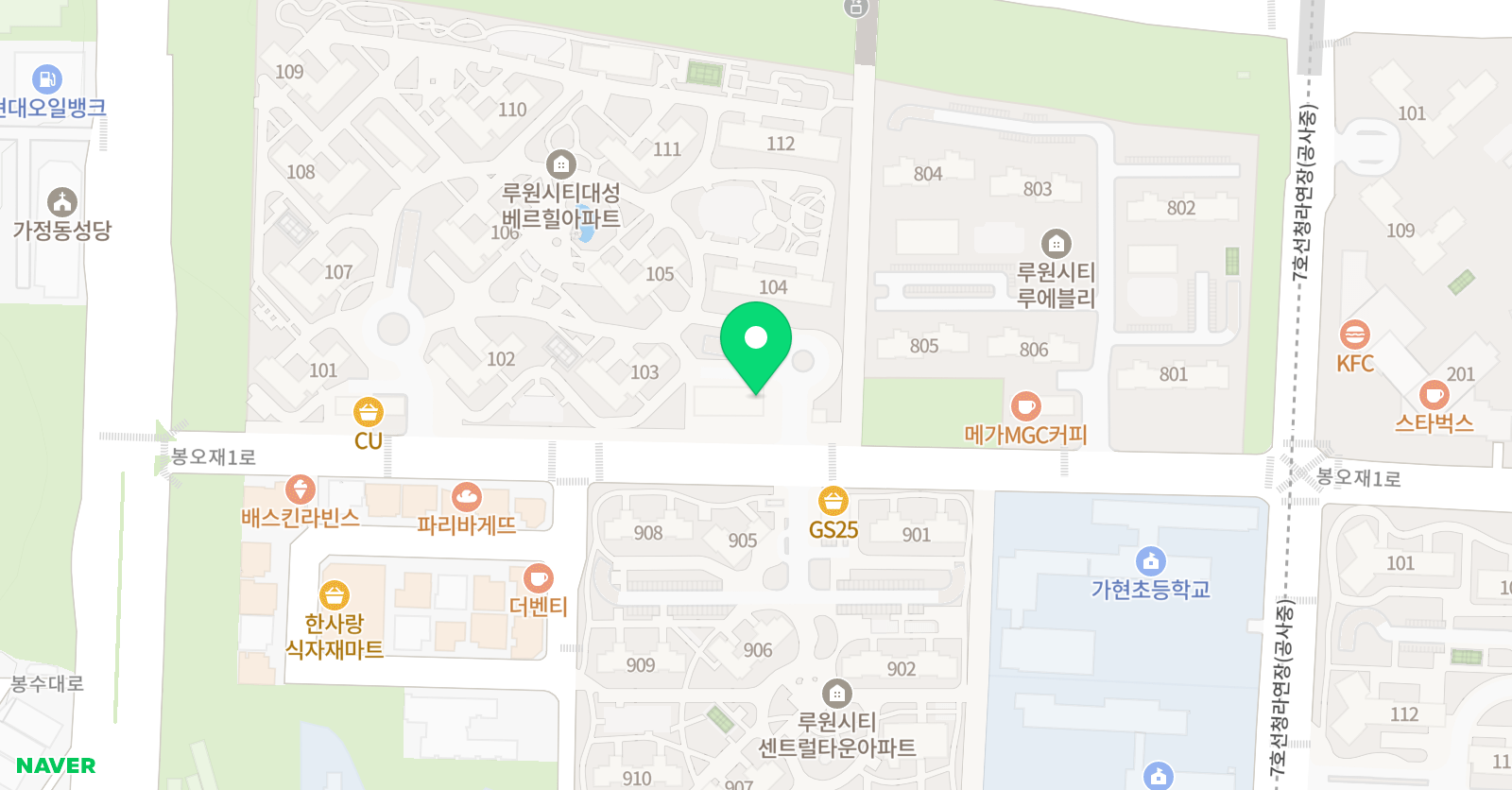 중앙뮤즈 음악학원 위치