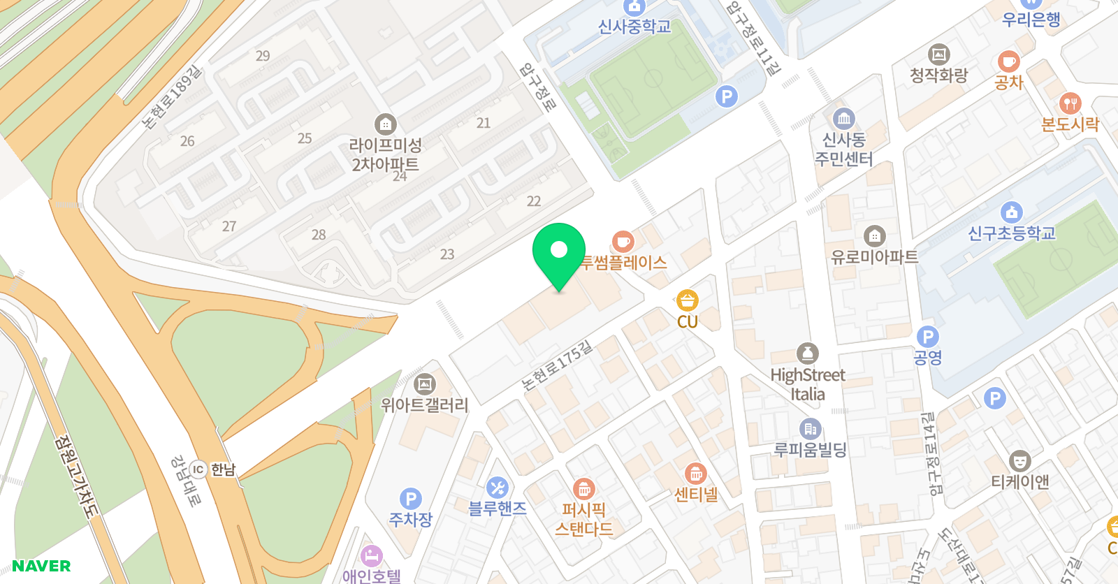 예지인 미술교습소 위치
