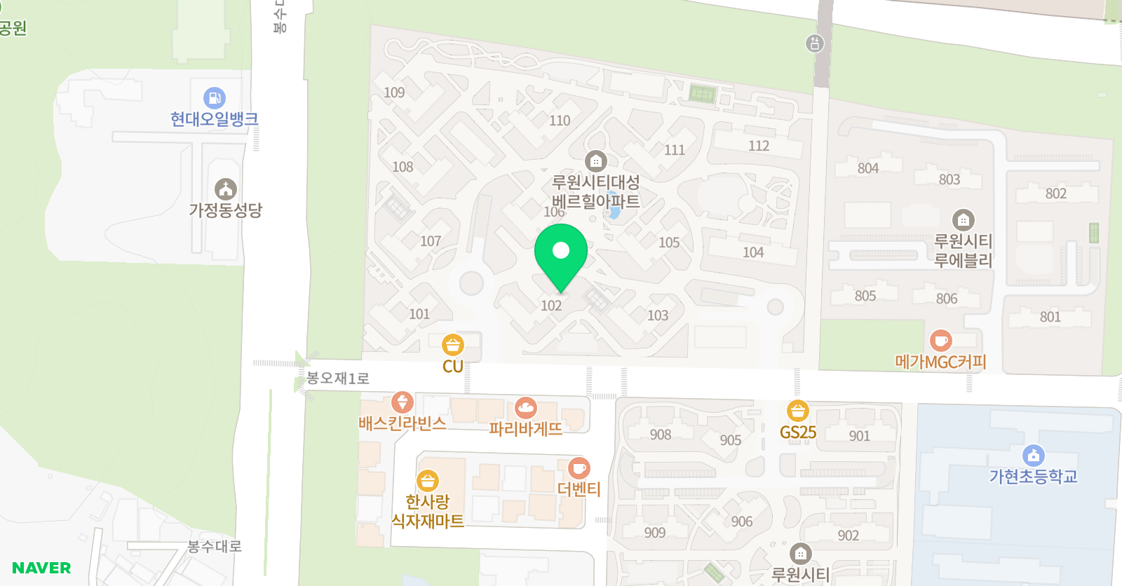 아소비 인천루원대성베르힐점 위치
