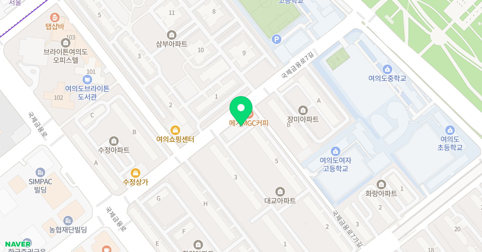 눈높이러닝센터 여의도학원 위치