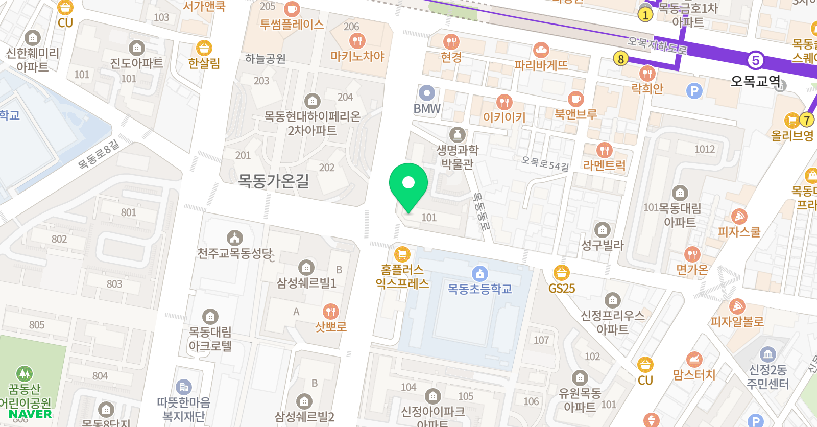 서현 피아노스튜디오 위치