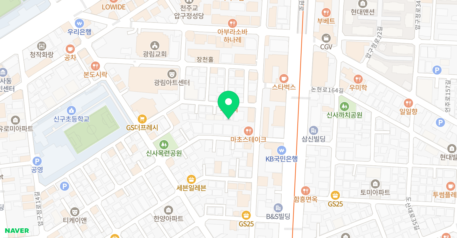 얼라이브 댄스스튜디오 위치