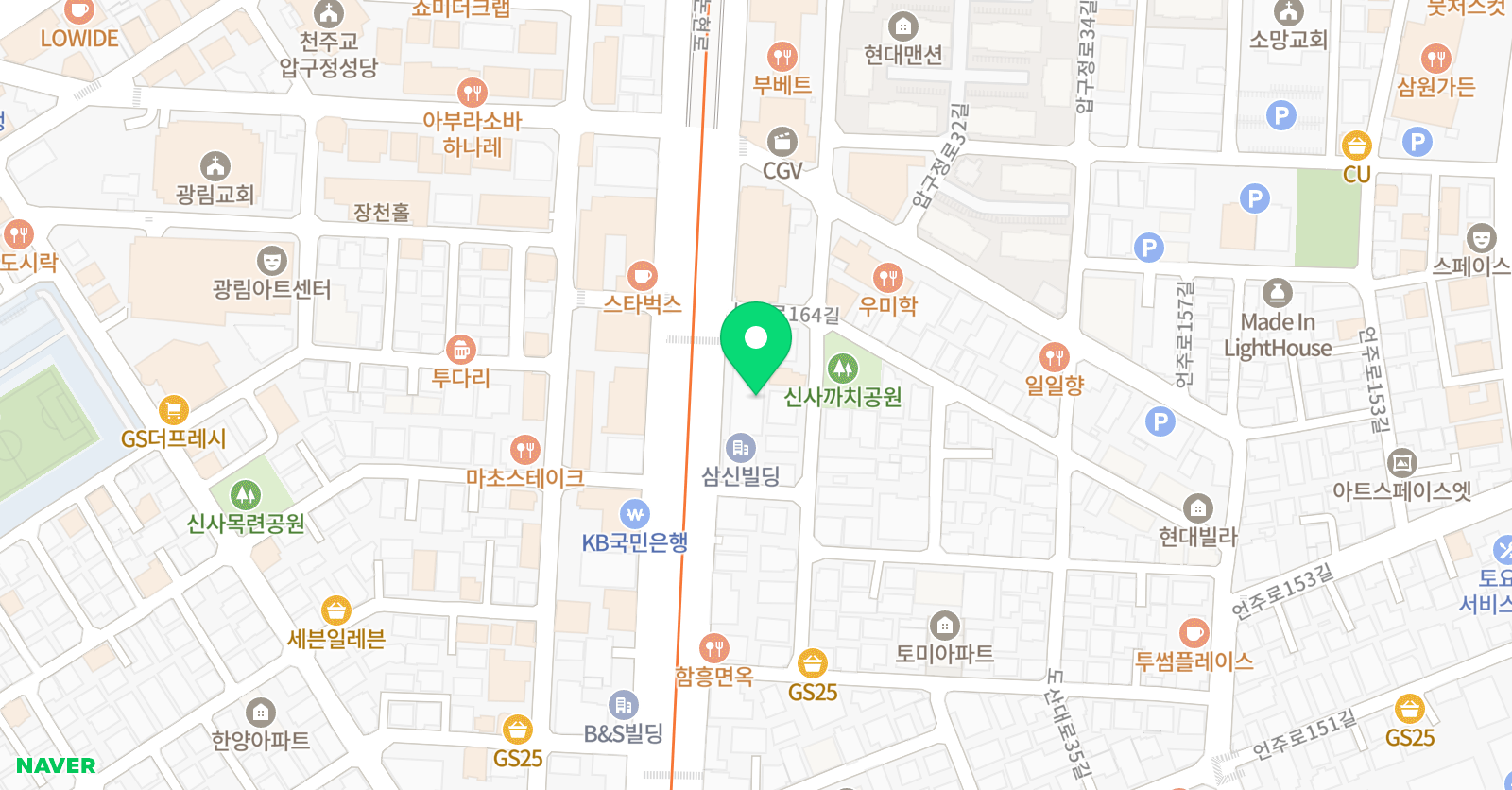 더발레아카데미 위치