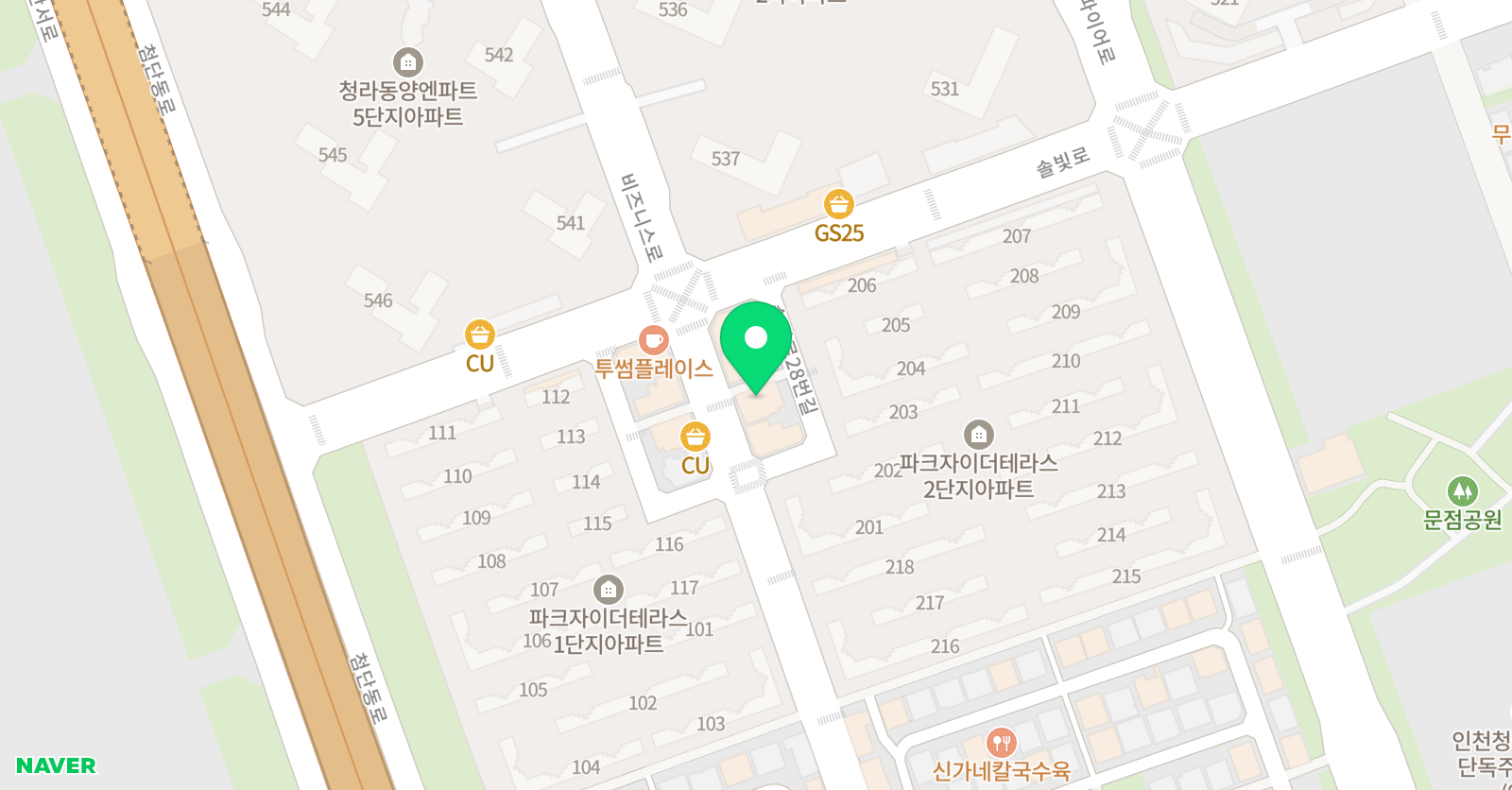 유윌 영어학원 위치
