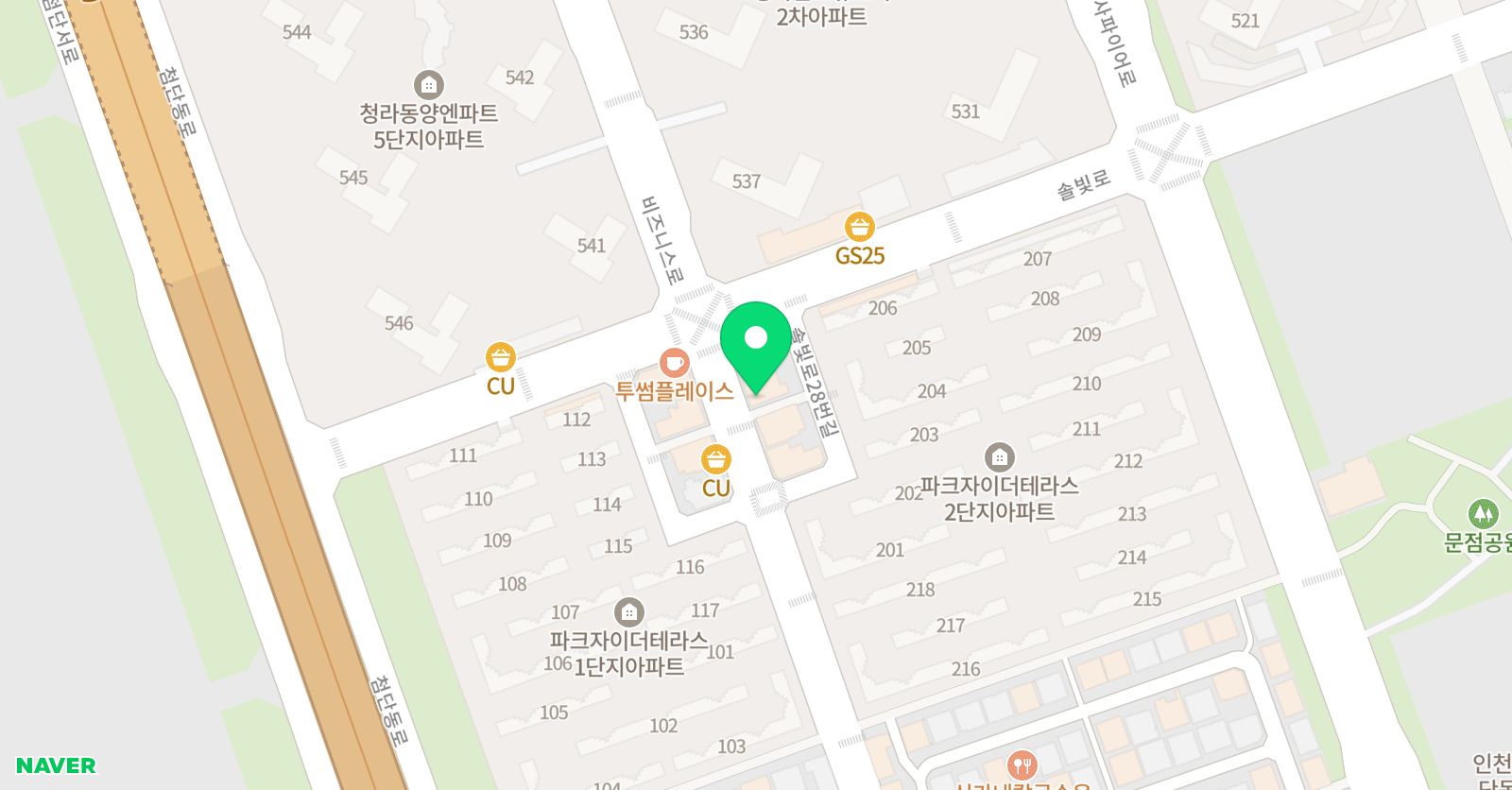 점프스쿨 청라센터 위치
