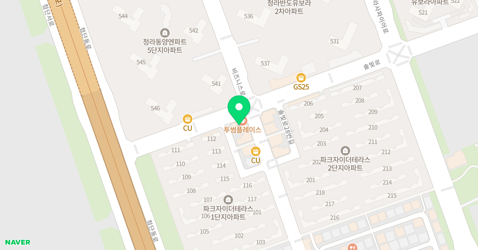 E3 원어민어학원 위치