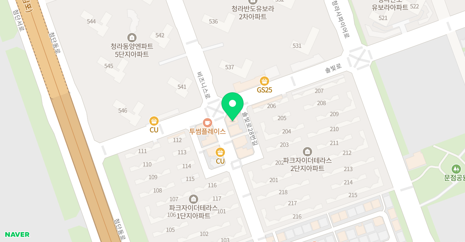 와이즈에듀 학원 위치