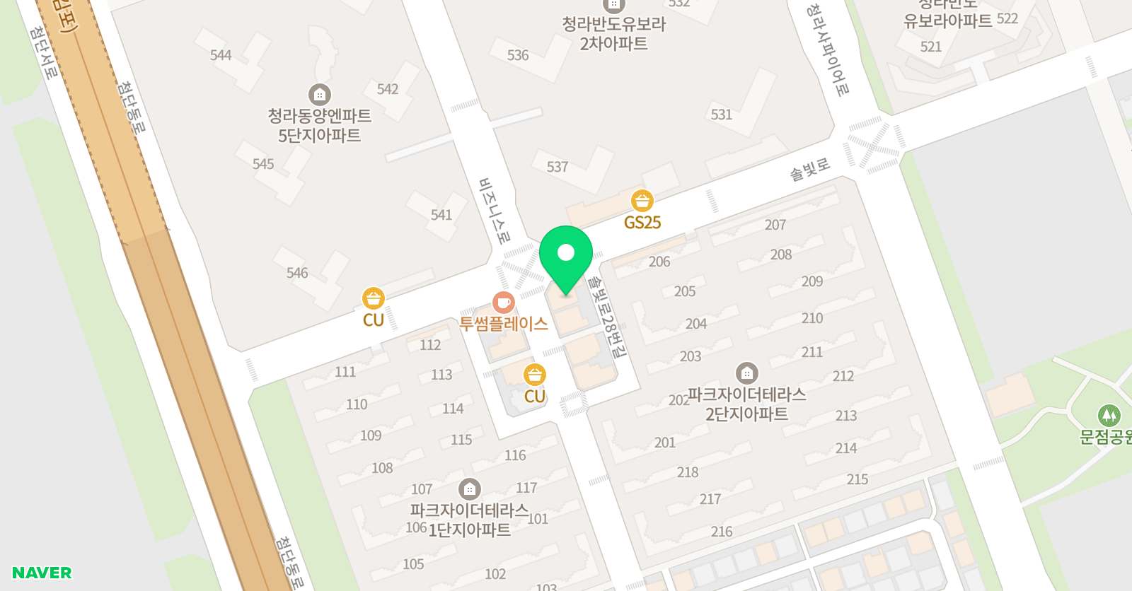 솔리드 음악학원 위치