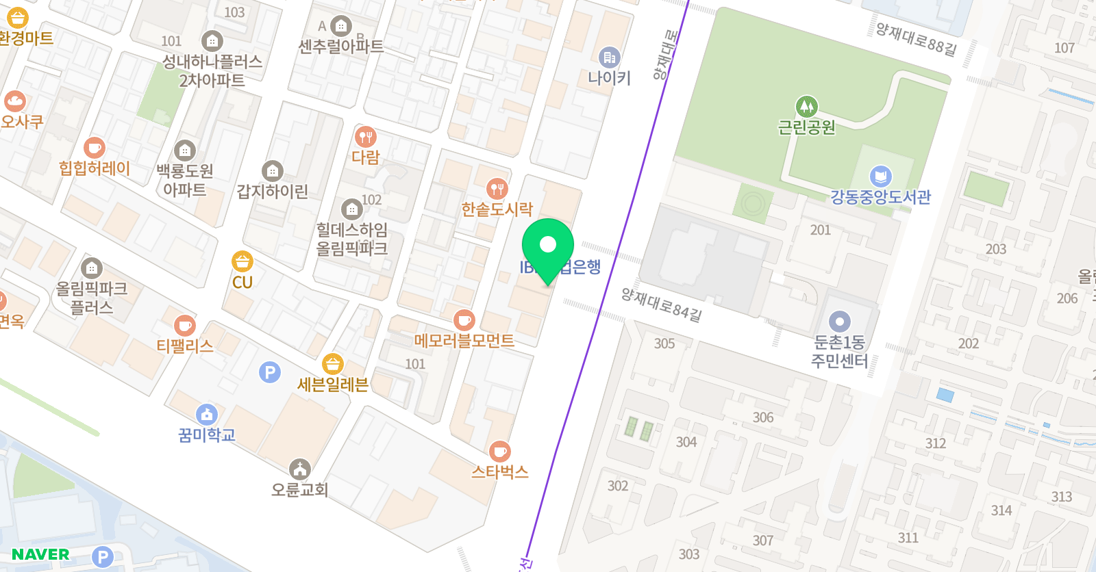 최강 영어학원 위치