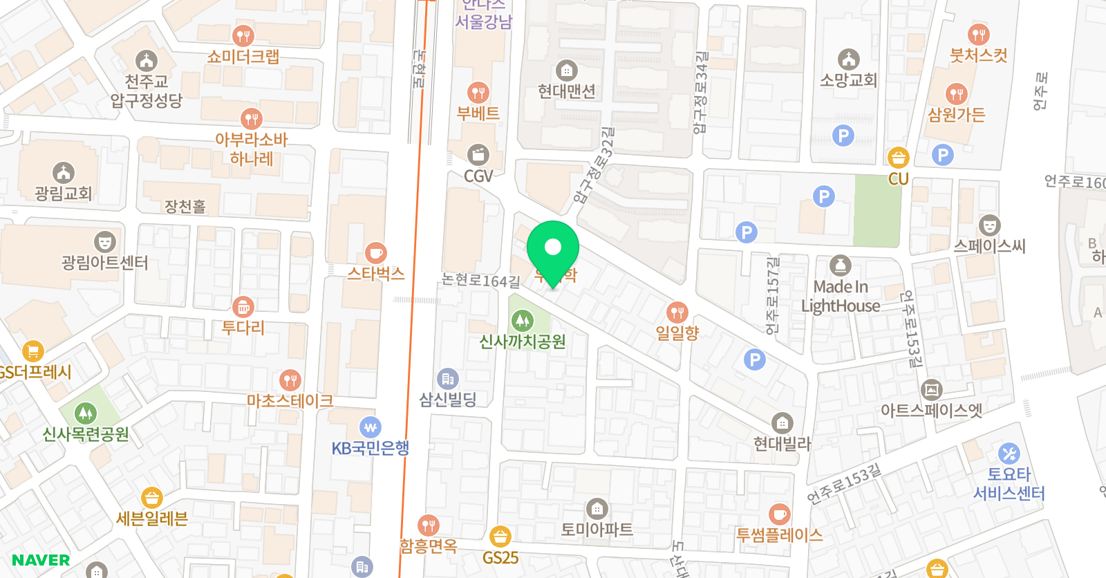 코딩펀 코딩학원 위치