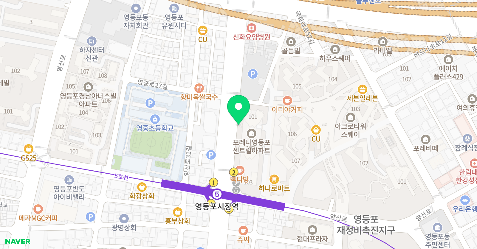 피아노 울림 위치