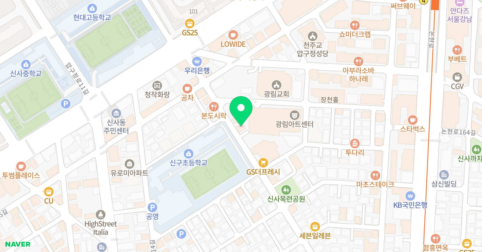 아이매쓰 학원 위치