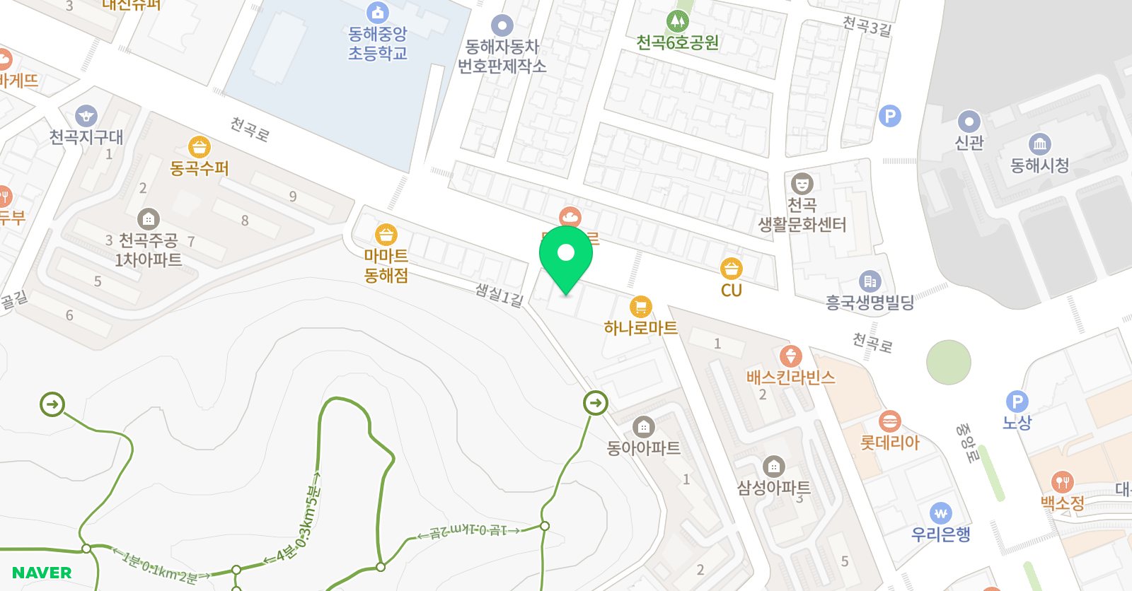 미래인재 학원 위치