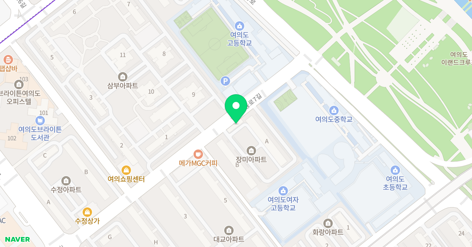 더발레하우스 학원 위치