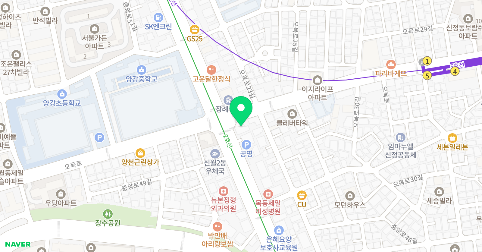 삼성리틀썬더스 목동점 위치
