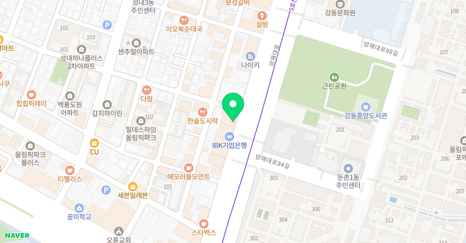 세준 학원 위치