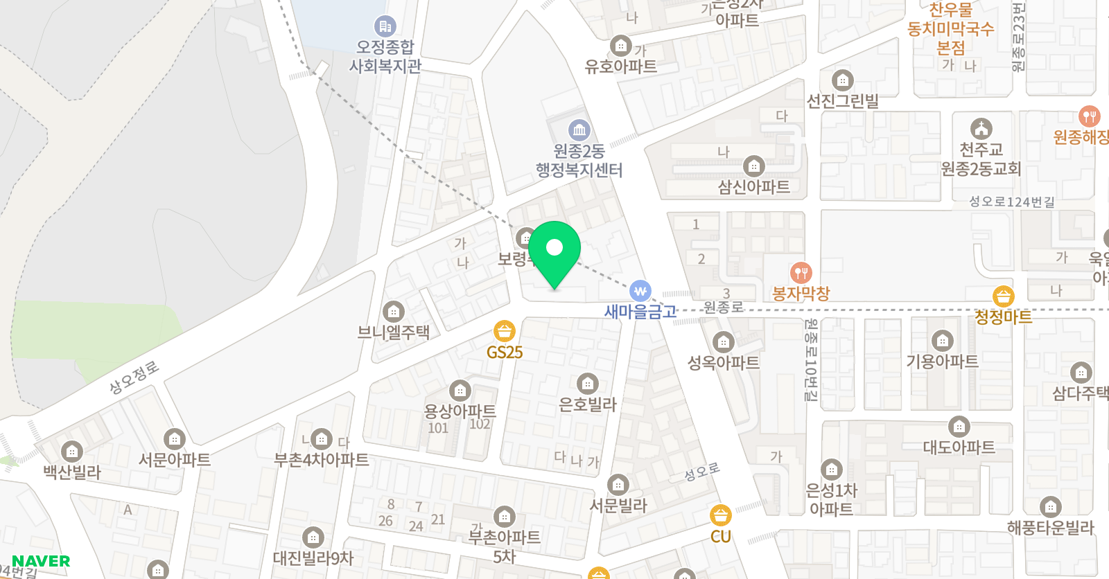 와이즈 보습학원 위치