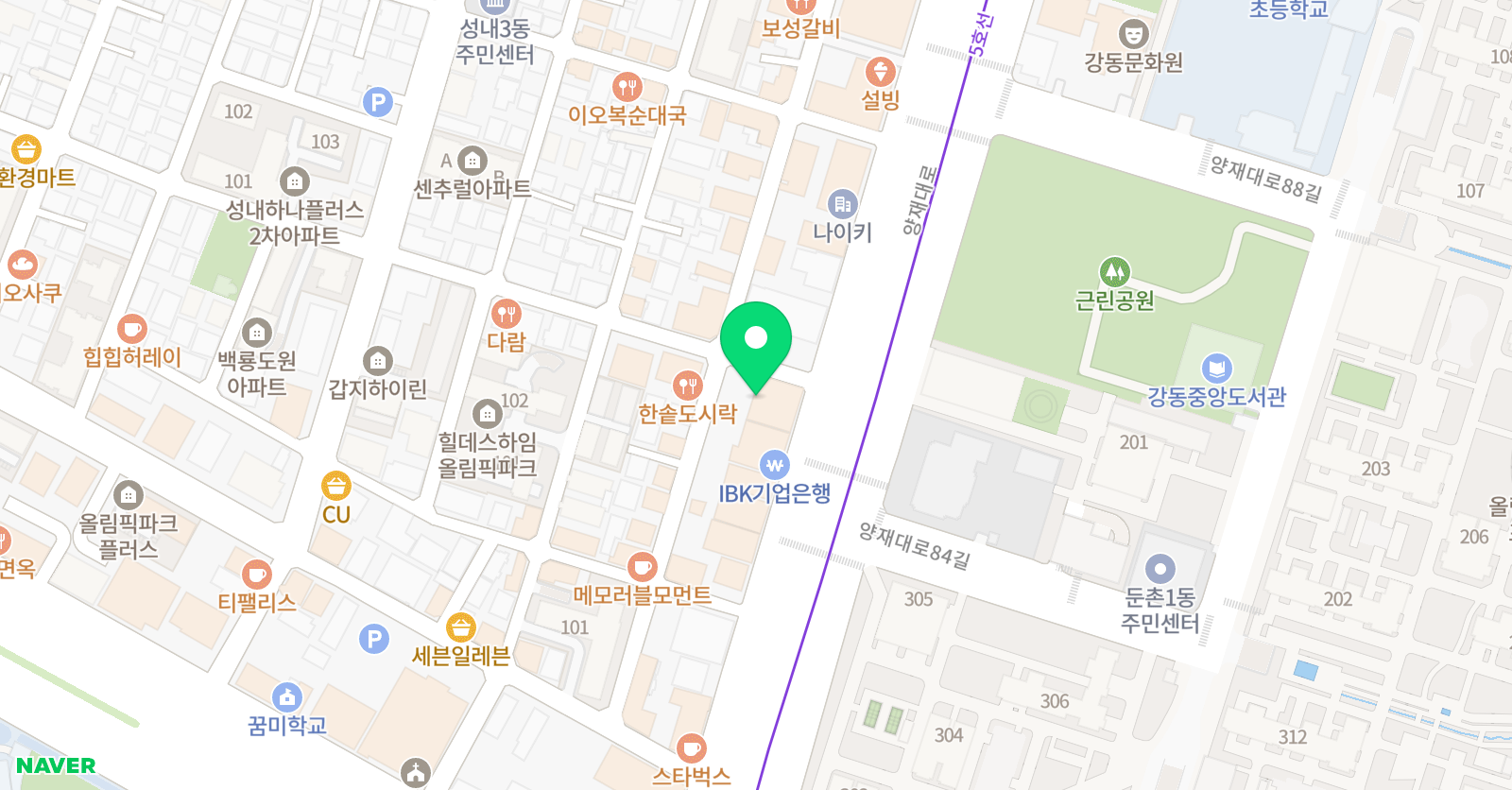 PC 영어뱅크 위치