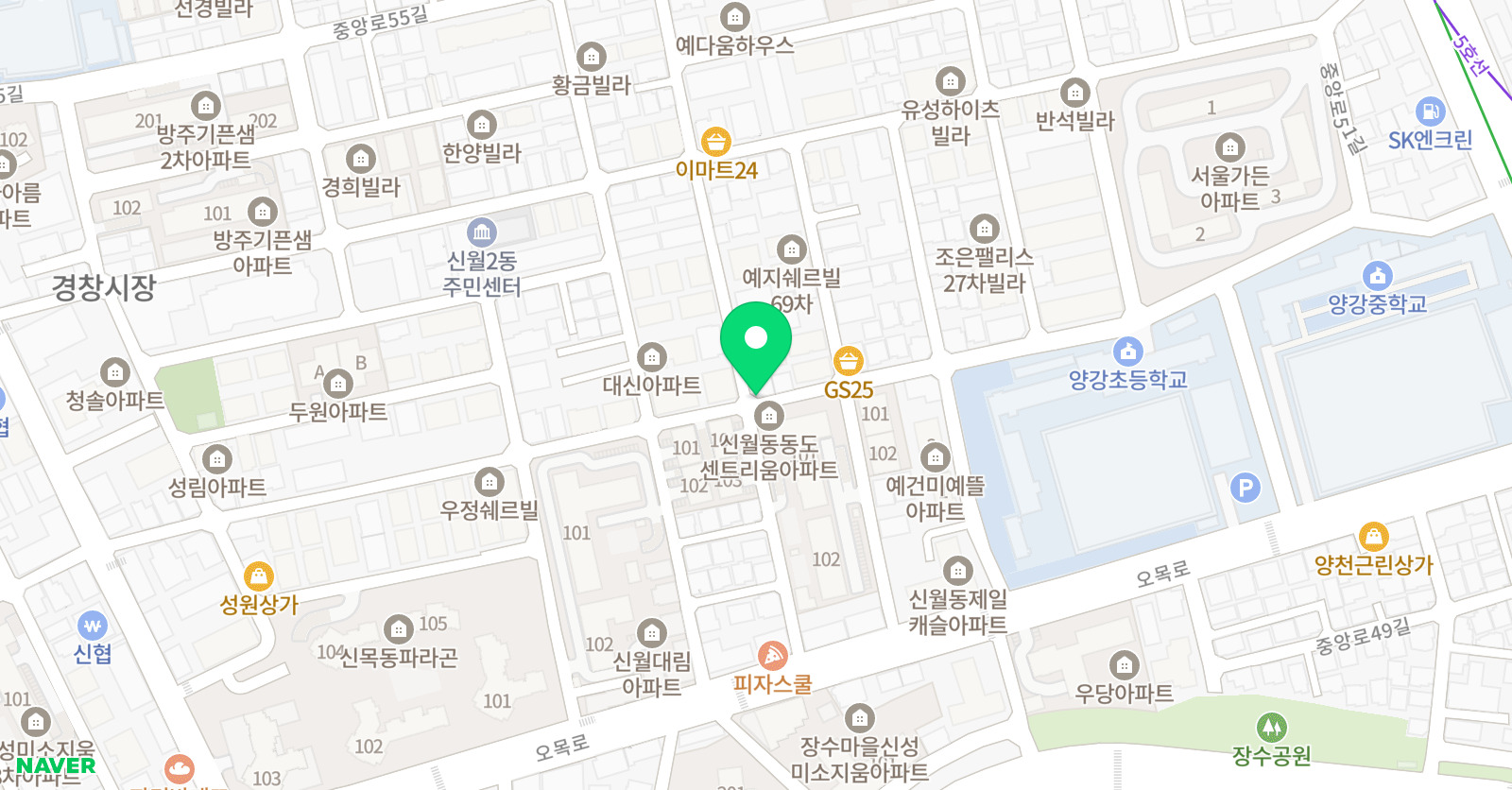 윤 영어 위치