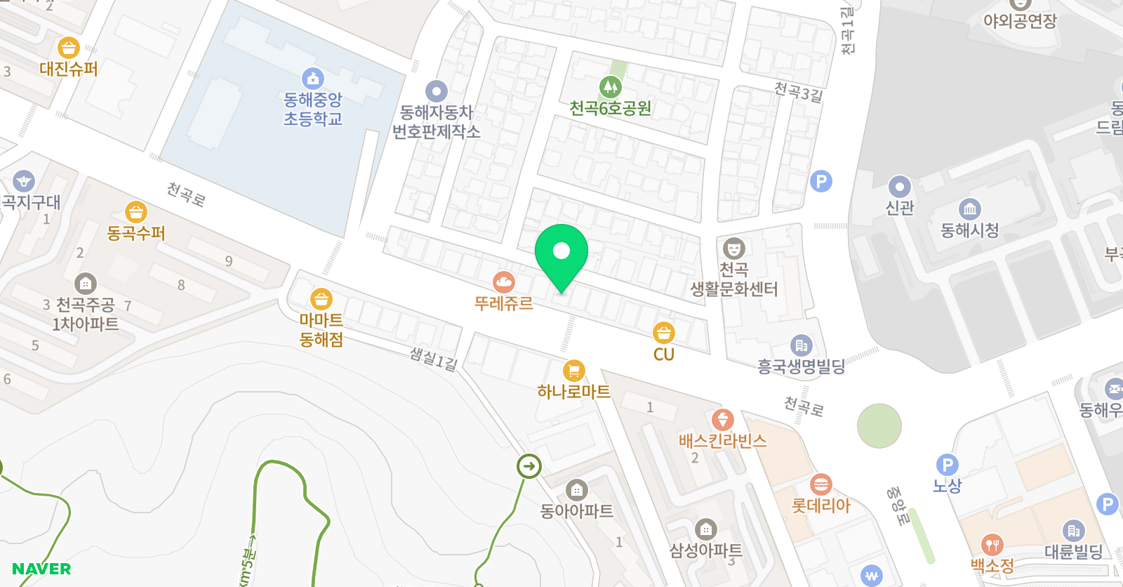 고등영어학원  위치