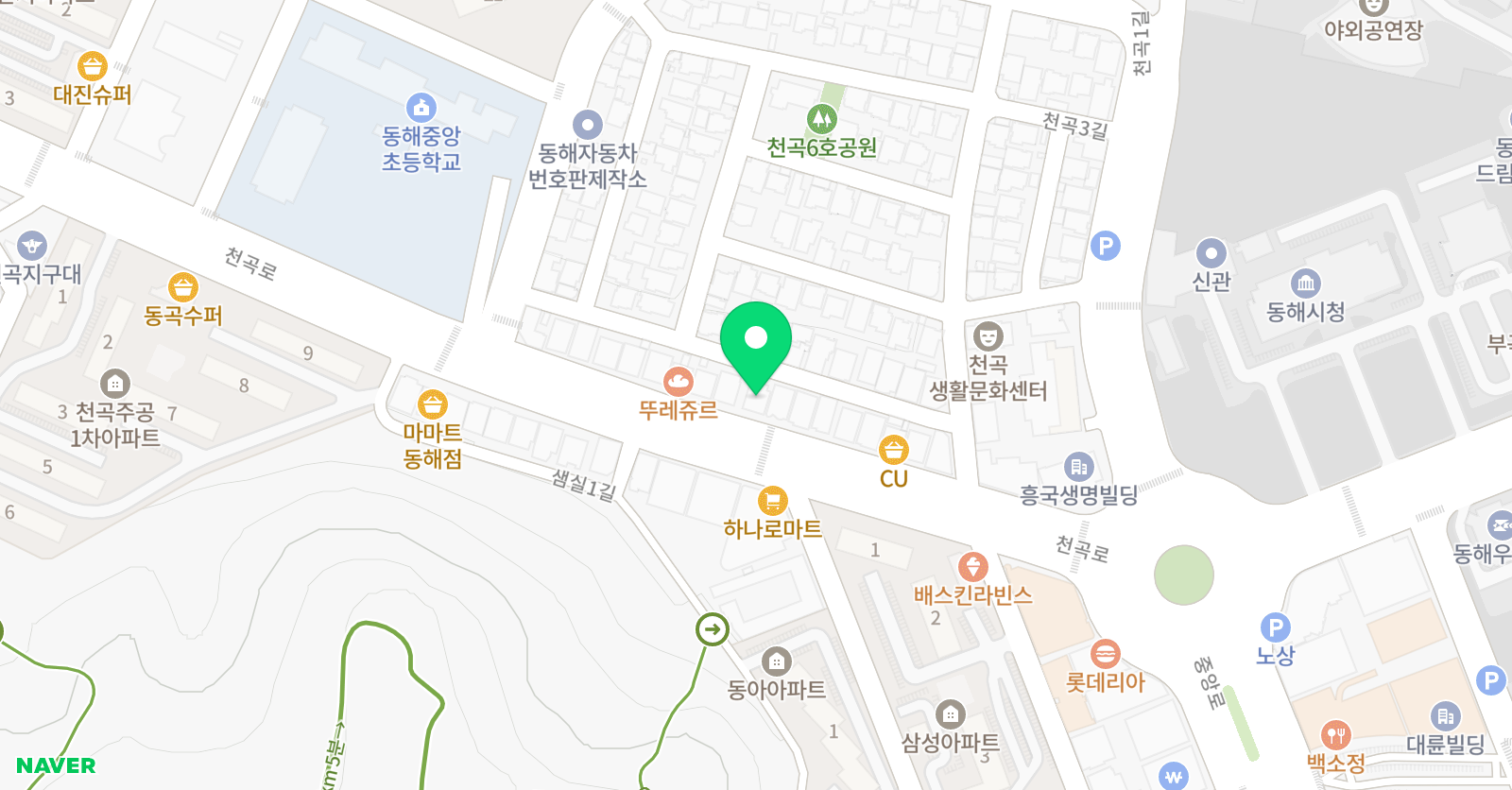 일등급 학원 위치