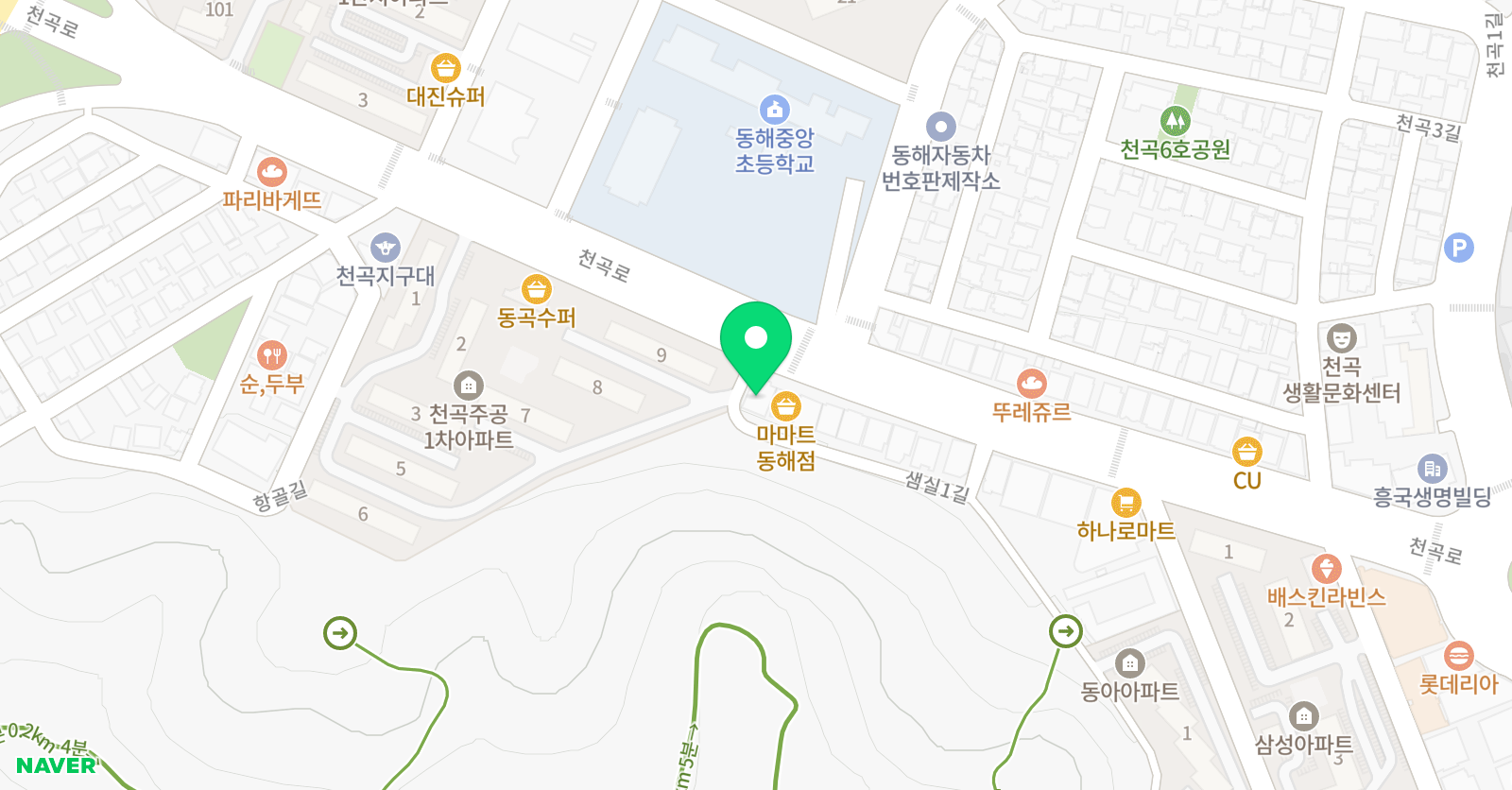 엠와이 실용음악학원 2호점 위치