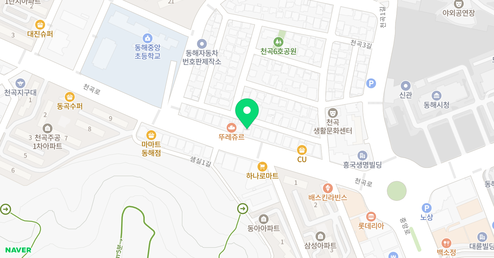 스티븐영어 코어수학학원 위치