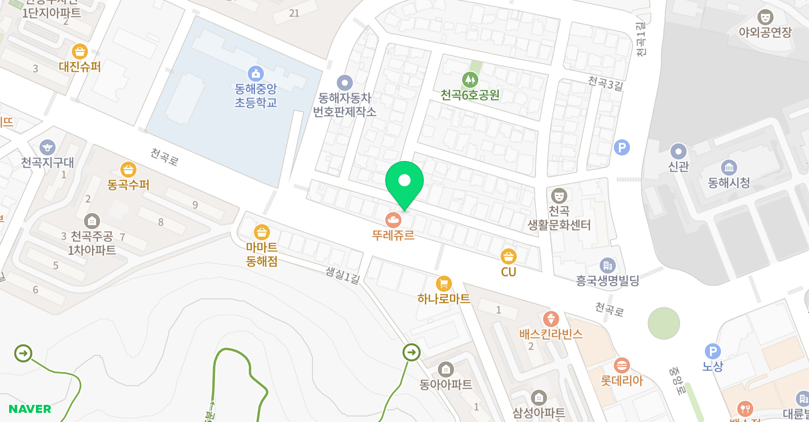 골든지성영수학원 위치