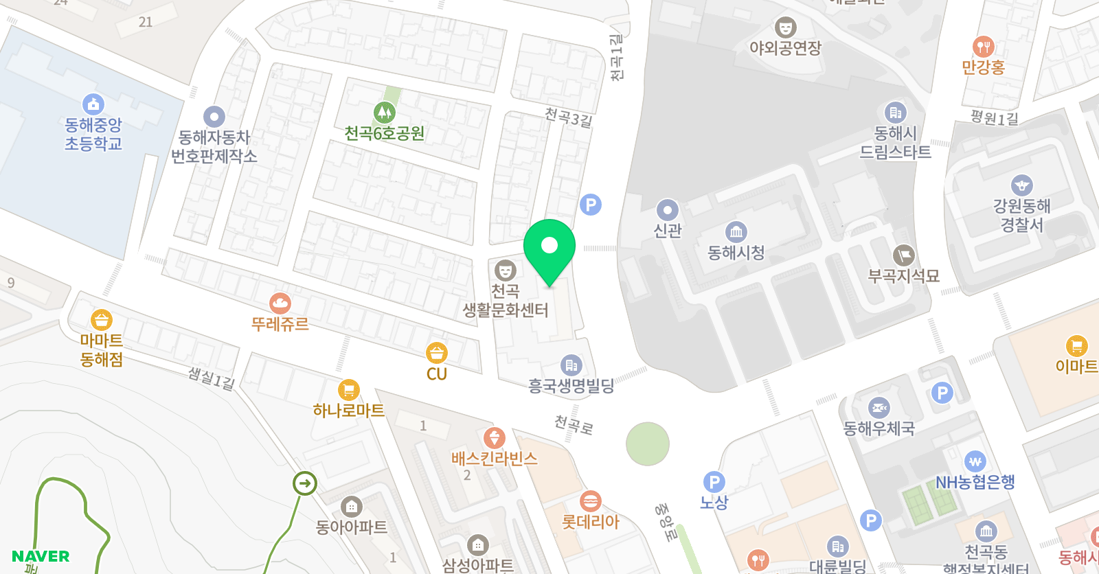 현대 외국어학원 위치