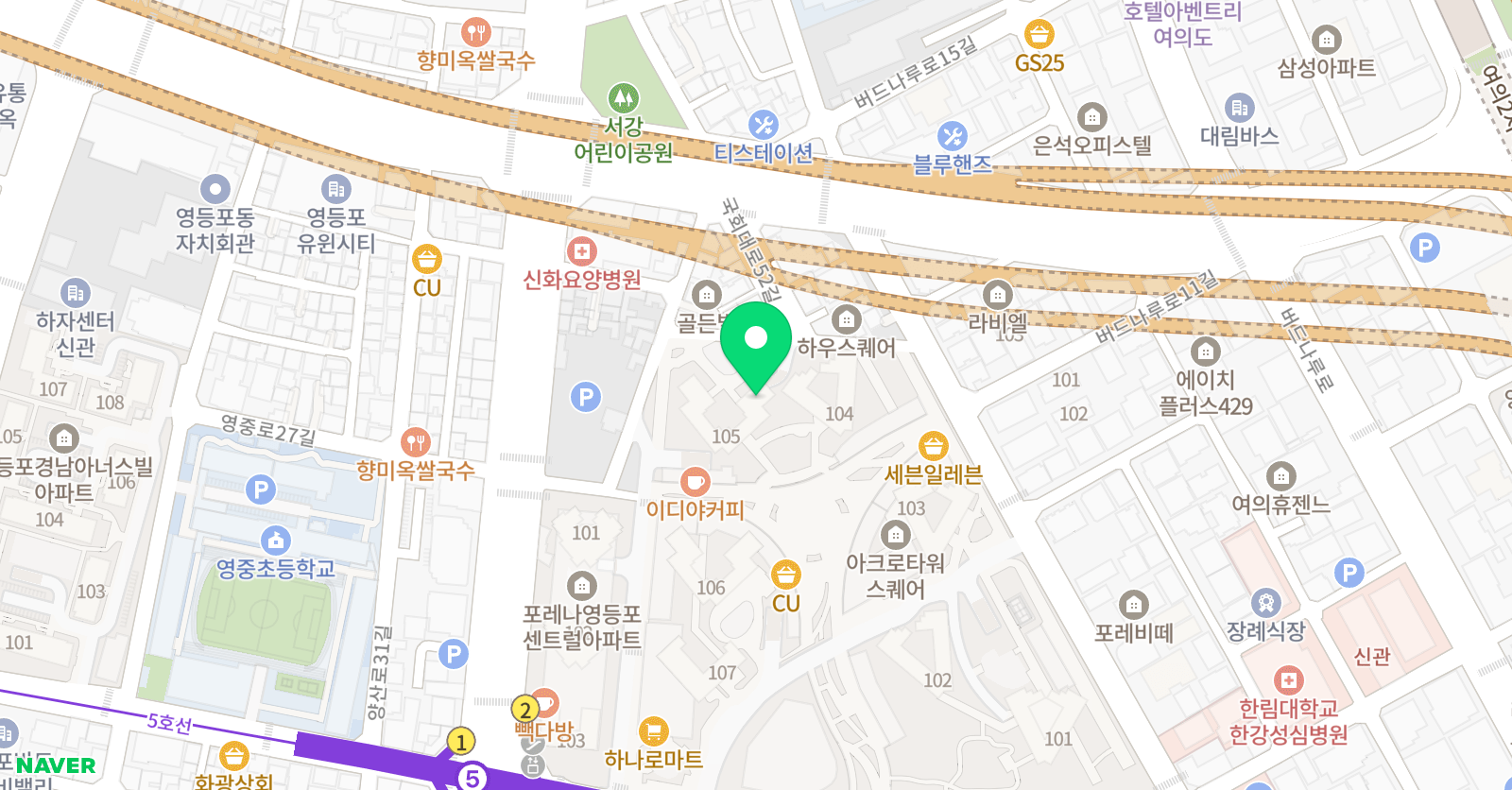 아소비 서울 영등포점 위치