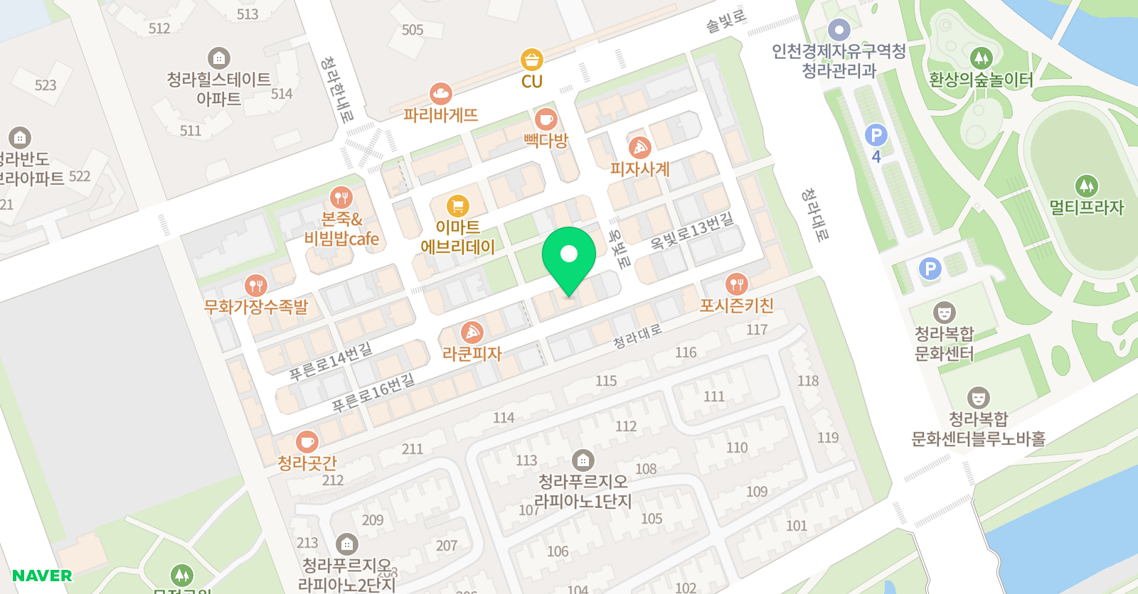 두들 아트청라 미술교습소 위치