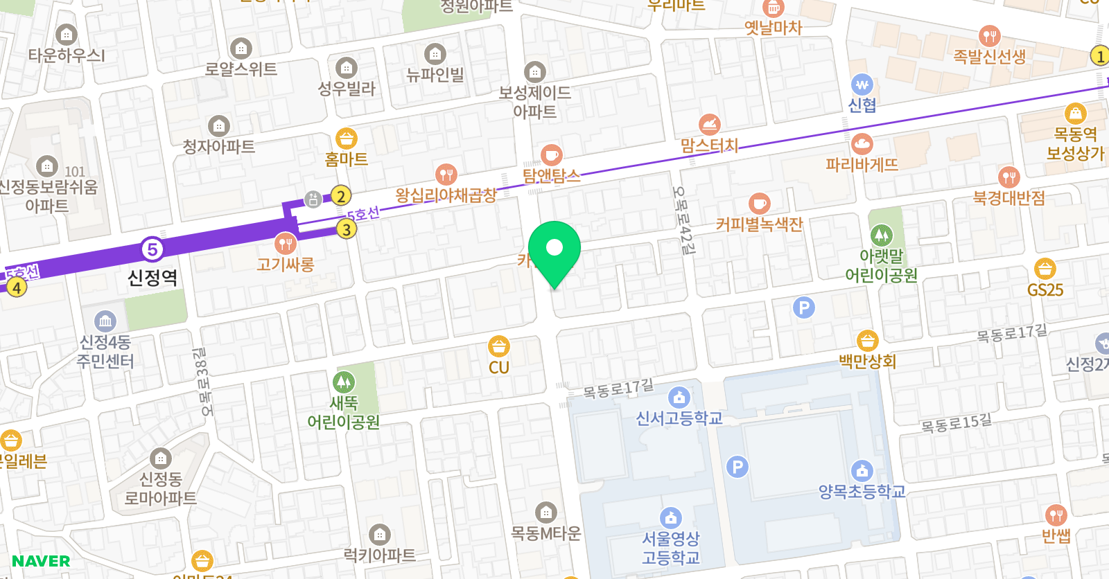 눈높이 러닝센터 드림학원 위치