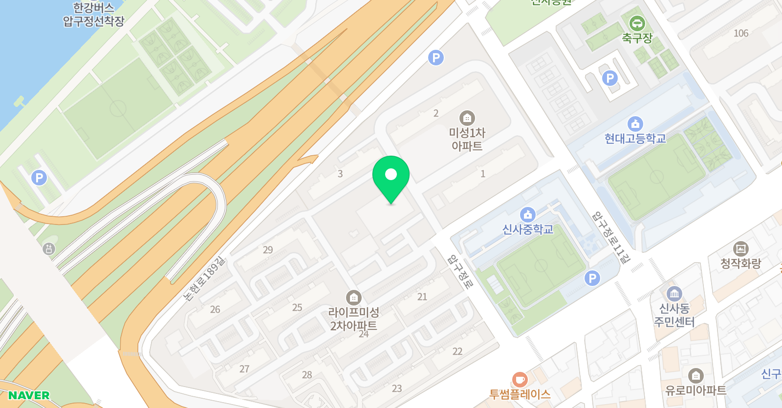 곽샘 음악학원 위치