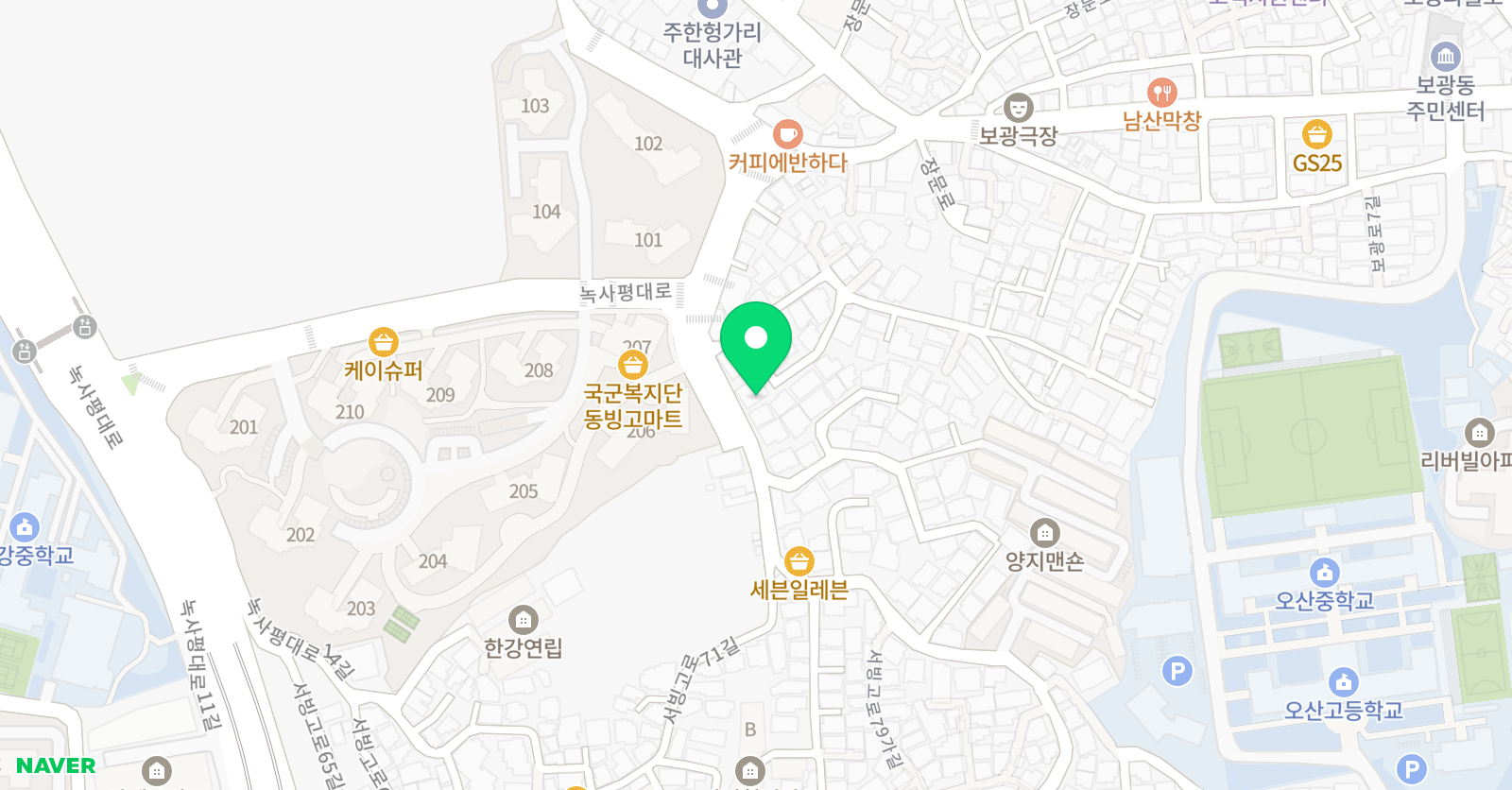 그린피아노 학원 위치