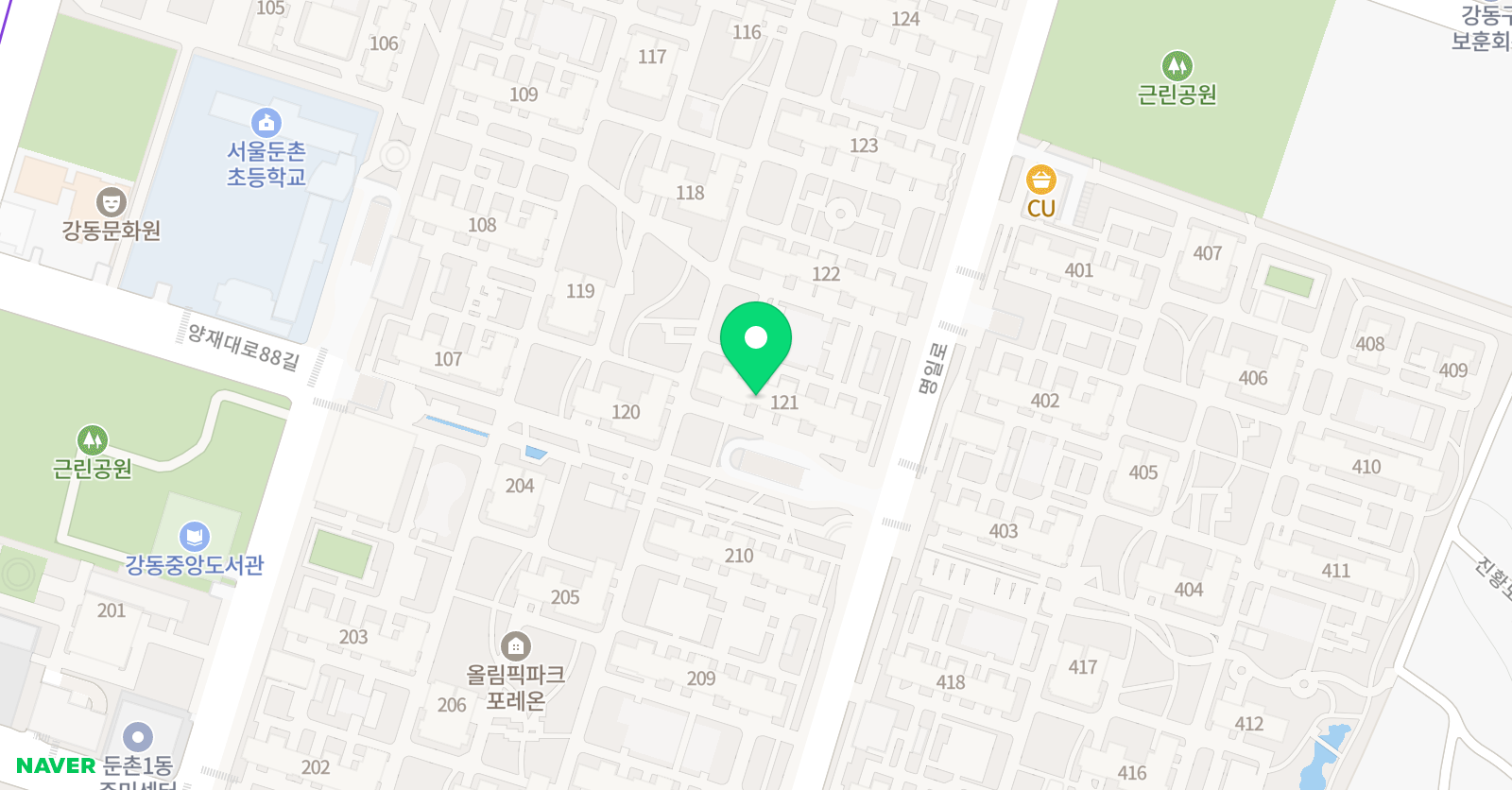 플라톤독서토론논술 파크포레온1교실 위치
