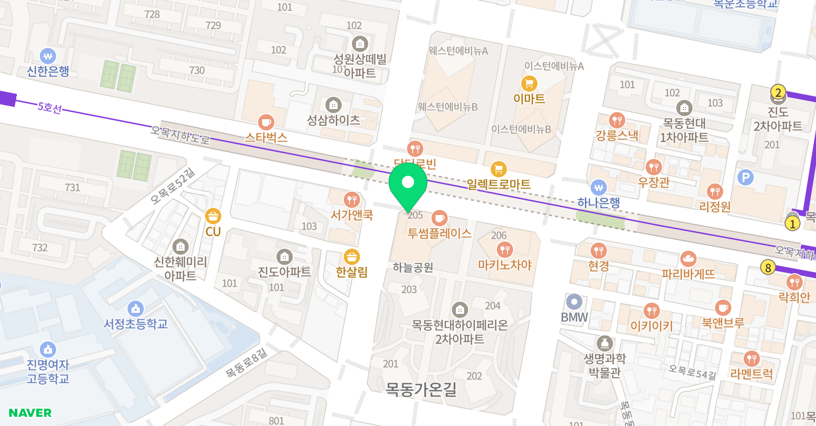 플래뮤 교육원 목동 위치