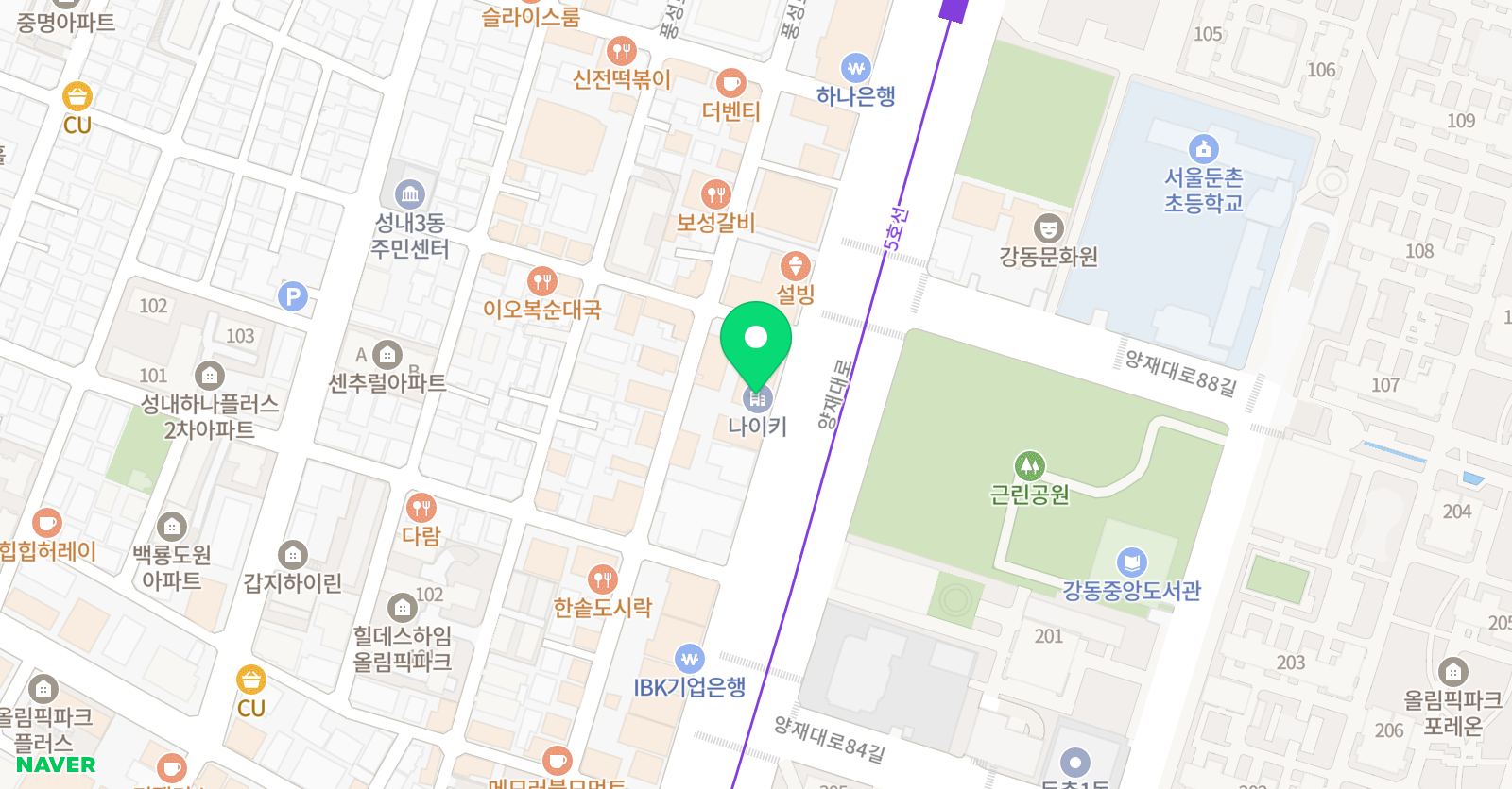 세종아트무용학원 위치