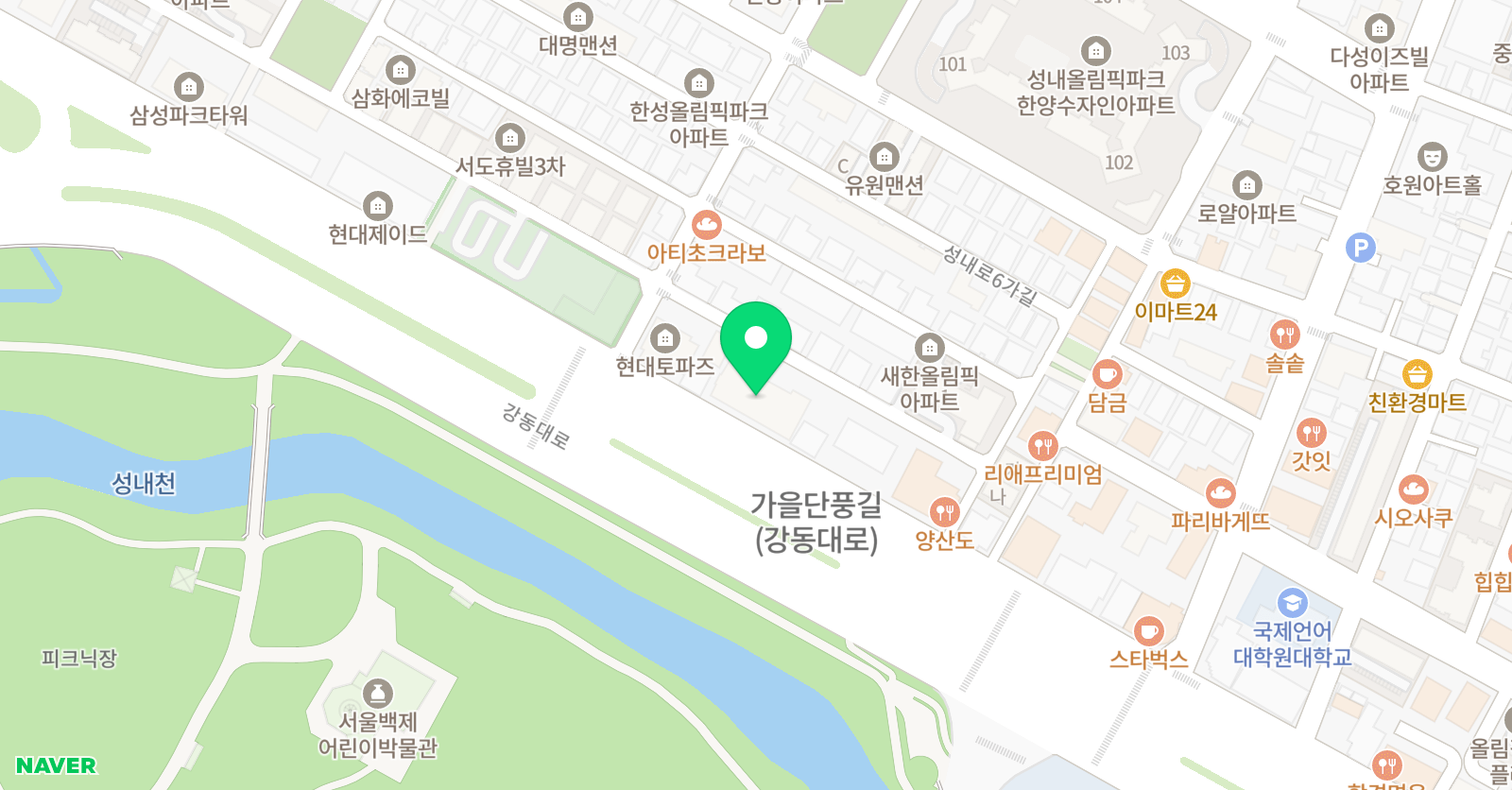 시매쓰 올림픽점 위치