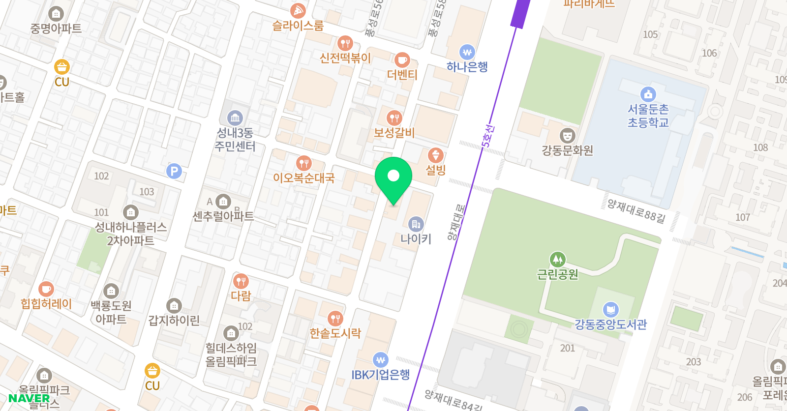 주니짐플레이그라운드 한기범농구교실 위치