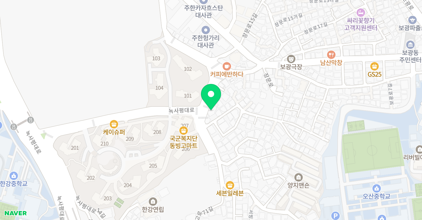 예봄 음악학원 위치