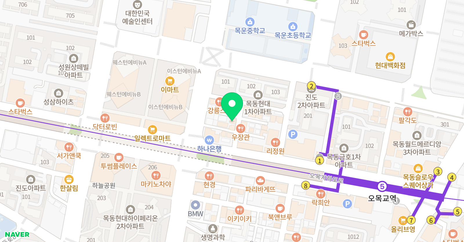 댄아트 미술학원 위치