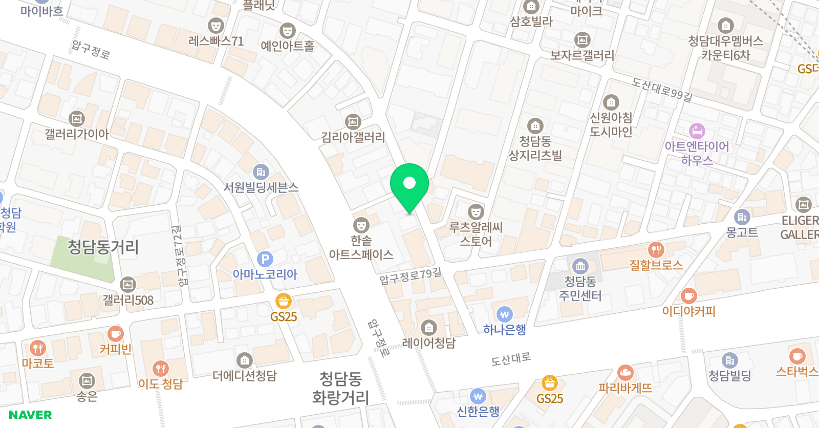 VTA 청담수련관 위치