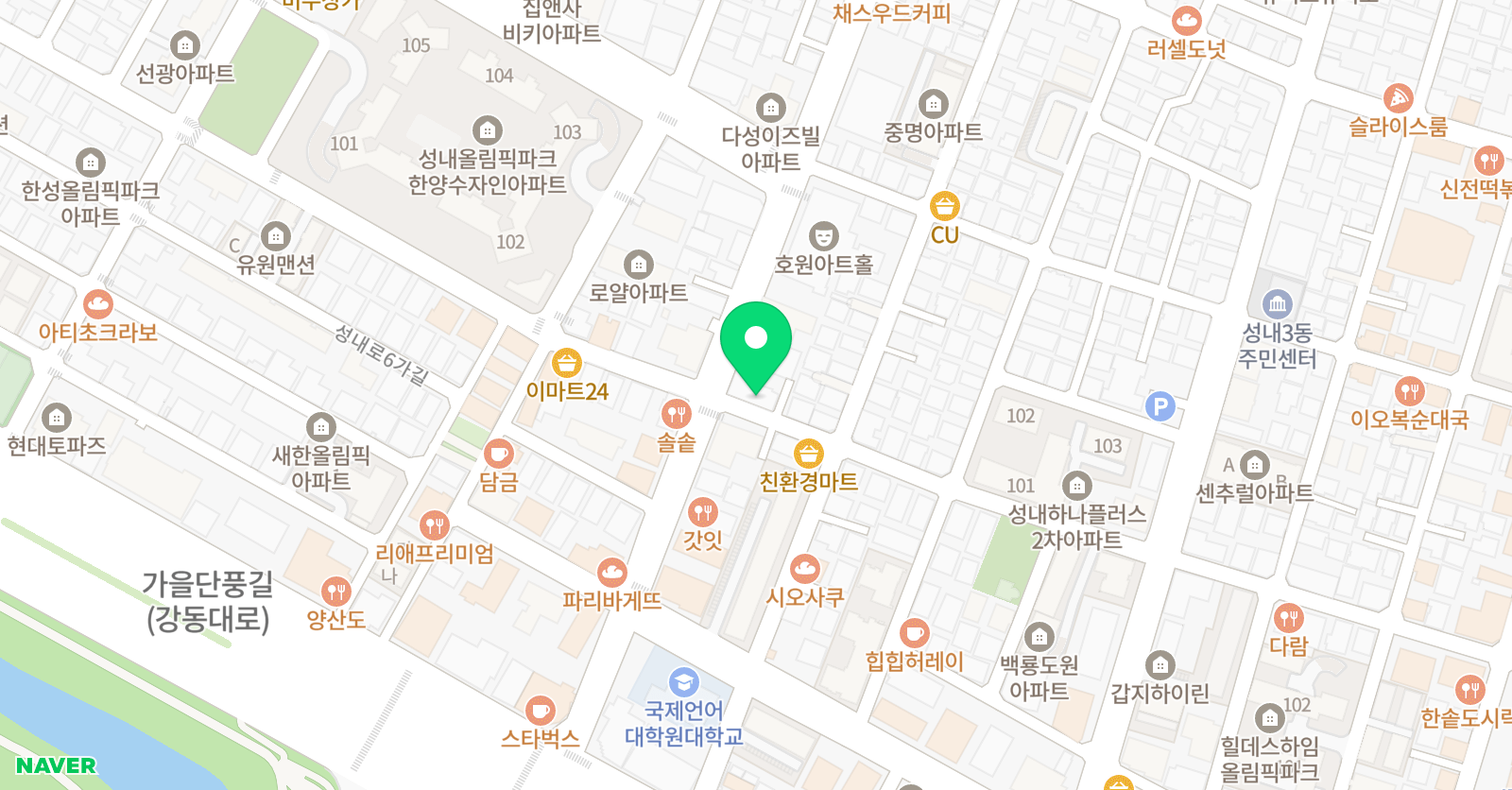 로지컬 수학학원 위치