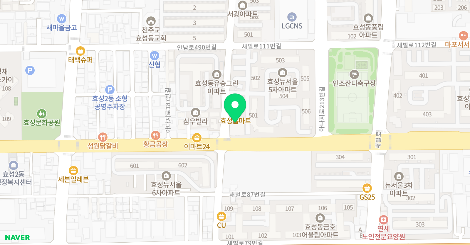 이화샘 음악학원 위치